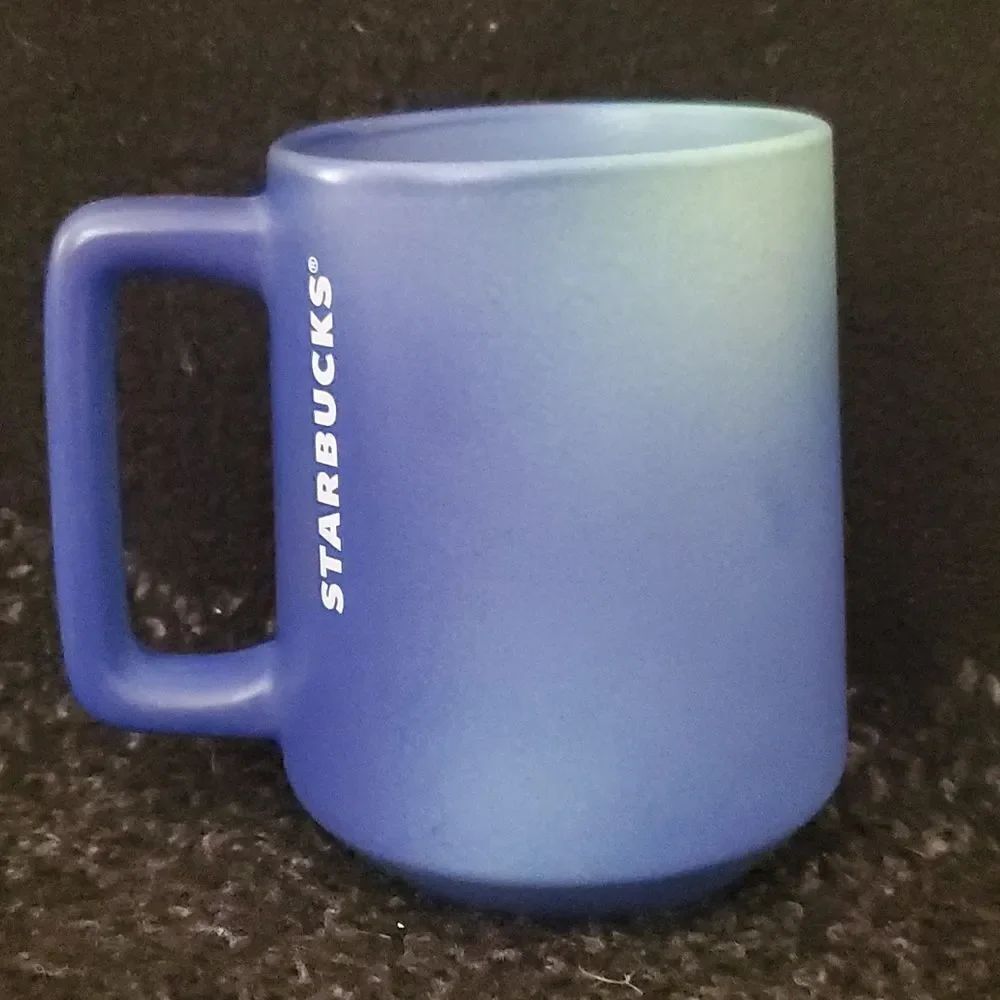 Starbucks Blue Green Hombre Coffee Cup 14 oz